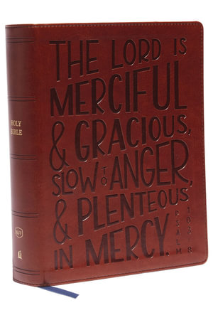 KJV, Journal Reference Edition Bible, Verse Art Cover Collection, Leathersoft, Red Letter, Comfort Print : Let Scripture Explain Scripture Reflect On What You Learn [Brown] - Thomas Nelson