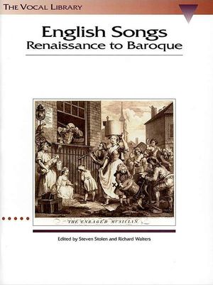 English Songs : Renaissance To Baroque Low Voice - Hal Leonard Corp