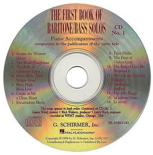 1st Book of Baritone / Bass Solos - Various