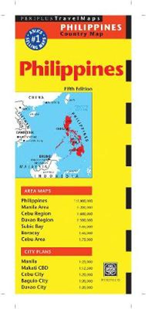 Periplus Philippines Country Map : Periplus Travel Maps - Periplus Editors