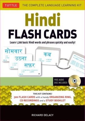 Hindi Flash Cards : Learn 1,500 Basic Hindi Words and Phrases Quickly and Easily!  - Richard Delacy