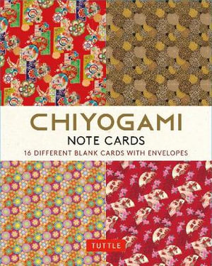 Chiyogami Japanese, 16 Note Cards : 16 Different Blank Cards with 17 Patterned Envelopes - Tuttle Studio