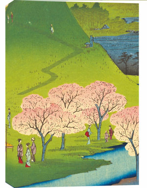 Hiroshige Cherry Blossoms Hardcover Journal: Lined Notebook : With Ribbon Bookmark - Tuttle Studio