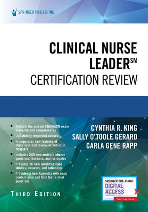 Clinical Nurse Leader Certification Review - Cynthia R. King