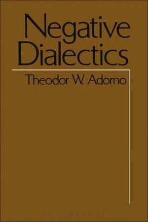 Negative Dialectics : Negative Dialectics Ppr - Theodor W. Adorno