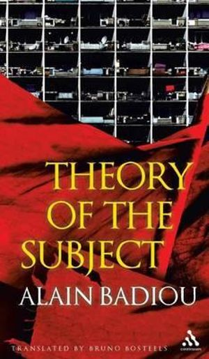 Theory of the Subject - Alain Badiou