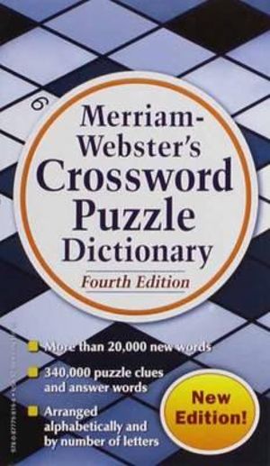 Merriam Webster's Crossword Puzzle Dictionary - Merriam-Webster Inc.