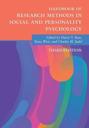 Handbook of Research Methods in Social and Personality Psychology : Cambridge Handbooks in Psychology - Harry T. Reis