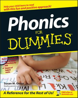 Phonics for Dummies - Susan M. Greve