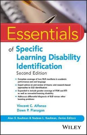 Essentials of Specific Learning Disability Identification : 2nd Edition - Vincent C. Alfonso