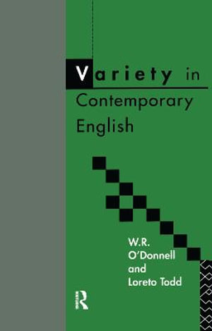 Variety in Contemporary English - W.R. O'Donnell