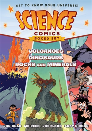 Science Comics Boxed Set : Volcanoes, Dinosaurs, and Rocks and Minerals - Jon Chad