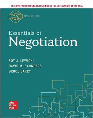  Essentials of Negotiation : ISE 7th edition - Roy J. Lewicki