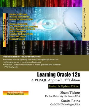 Learning Oracle 12c : A PL/SQL Approach - Prof Sham Tickoo
