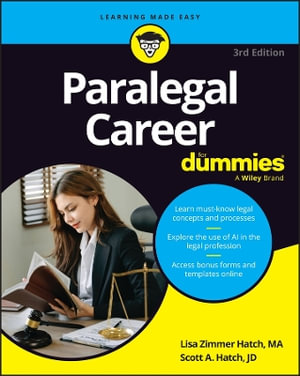 Paralegal Career For Dummies : For Dummies (Career/Education) - Lisa Zimmer Hatch