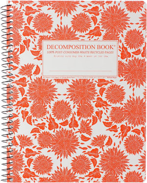 Sunflowers Decomposition Book, Ruled (Spiral Bound Book) - Decomposition