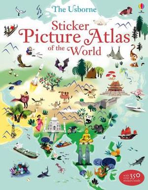 Sticker Picture Atlas of the World : Sticker Picture Atlas - Sam Lake