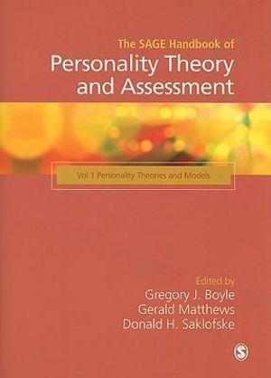 The SAGE Handbook of Personality Theory and Assessment : Volume 1 - Gregory J. Boyle