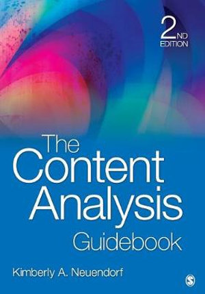 The Content Analysis Guidebook - Kimberly A. Neuendorf