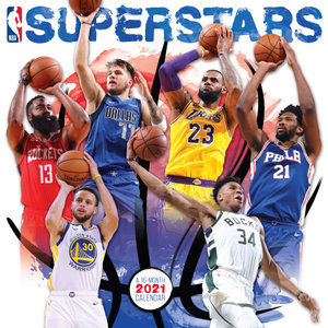 NBA Superstars - 2021 Wall Calendar - Trends 