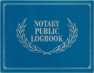 Notary Public Logbook : Hardcover - Peter Pauper Press