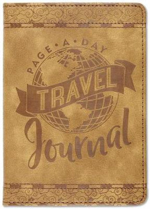 Page-A-Day Travel Artisan Journal : Lined, Hardcover, Faux Leather - Peter Pauper Press