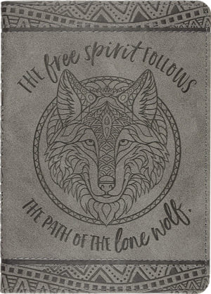 Wolf Artisan Journal : Lined, Hardcover, Faux Leather - Peter Pauper Press