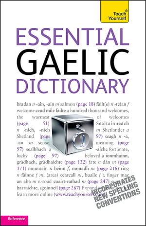 Essential Gaelic Dictionary : Teach Yourself - Boyd Robertson