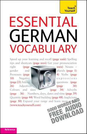 Essential German Vocabulary : Teach Yourself - Lisa Kahlen