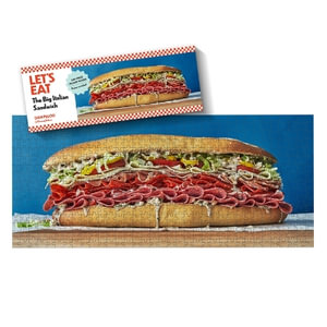 The Big Italian Sandwich Puzzle (Based on a Recipe from the Grossy Pelosi Cookbook Let's Eat!) : 560-Piece Jigsaw Puzzle - Dan Pelosi