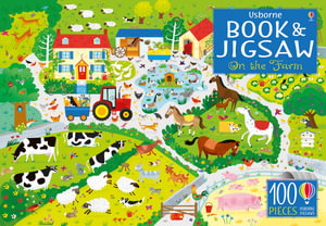 Usborne Book & Jigsaw: On The Farm : 100-Piece Jigsaw Puzzle - Kirsteen Robson