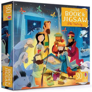 Usborne Book and Jigsaw: The Nativity : 30-Piece Jigsaw Puzzle - Sam Smith