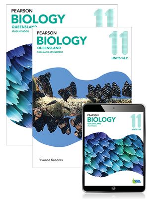 Pearson Biology Queensland 11 Student Book, eBook and Skills & Assessment Book : Pearson Queensland senior science - Martin Hall