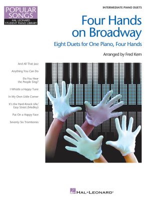 Four Hands on Broadway : Hal Leonard Student Piano Library Popular Songs Series Intermediate - Level 5 1 Piano, 4 Hands - Fred Kern