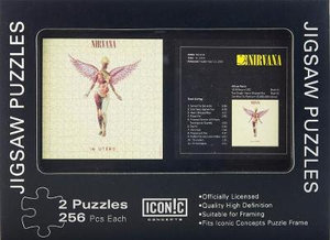 Nirvana : In Utero  : 2 x 256-Piece Jigsaw Puzzles in Tin Gift Box - Iconic Concepts