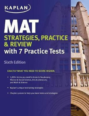 Mat Strategies, Practice & Review : Kaplan Test Prep - Kaplan Test Prep