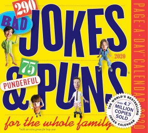 290 Bad Jokes & 75 Punderful Puns for the whole family - 2020 Page-A-Day Desk Calendar - Workman Calendars