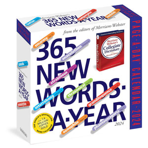 365 New Words-A-Year - 2024 Page-A-Day Desk Calendar : From the Editors of Merriam-Webster - Workman Calendars