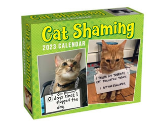 Cat Shaming - 2023 Daily Desk Calendar - Pedro Andrade