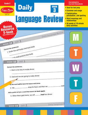 Daily Language Review, Grade 3 Teacher Edition : Daily Language Review - Evan-Moor Educational Publishers