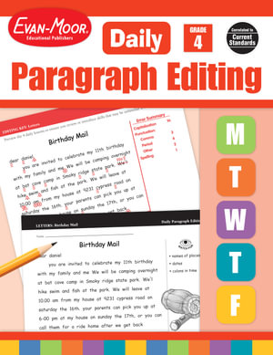 Daily Paragraph Editing, Grade 4 Teacher Edition : Daily Paragraph Editing - Evan-Moor Educational Publishers