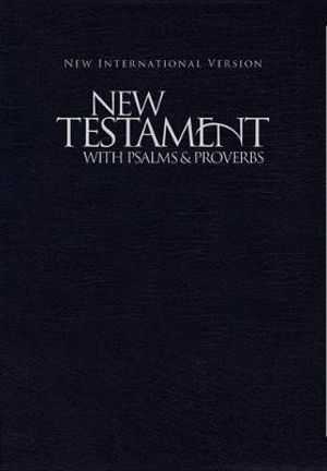 NIV New Testament With Psalms And Proverbs [Pocket Size, Black] - Zondervan