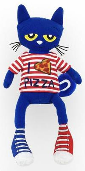 Pete the Cat Pizza Party - Soft Toy : 14-Inch Plush Toy - James Dean