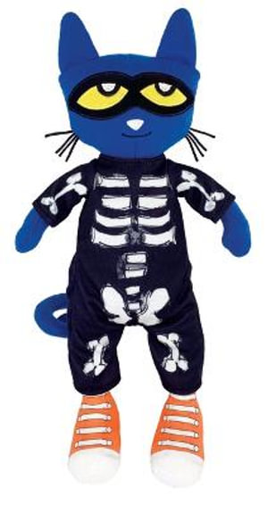 Pete the Cat Spooky Pete  - Soft Toy : 14-Inch Plush Toy - James Dean