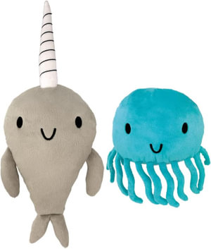 Narwhal and Jelly Plush Set : 14 and 7 W/Tentacles - Ben Clanton