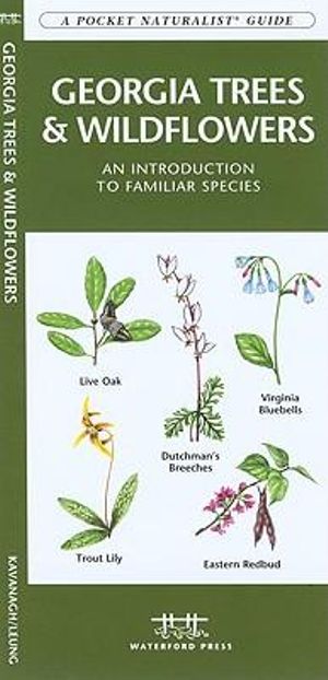 Georgia Trees & Wildflowers : A Folding Pocket Guide to Familiar Plants - James Kavanagh