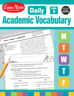 Daily Academic Vocabulary, Grade 4 Teacher Edition : Daily Academic Vocabulary - Evan-Moor Educational Publishers