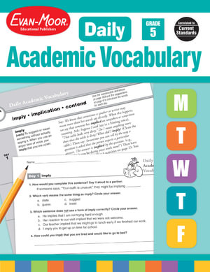 Daily Academic Vocabulary, Grade 5 Teacher Edition : Daily Academic Vocabulary - Evan-Moor Educational Publishers