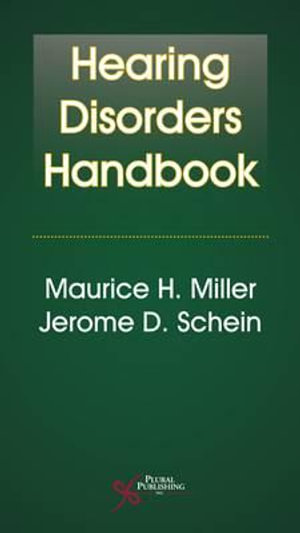 Hearing Disorders Handbook - Maurice H. Miller