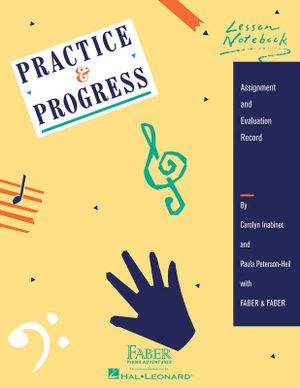 Practice & Progress Lesson Notebook : Assignment and Evaluation Record - Nancy Faber